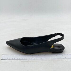 Elegant Black Slingback Flats